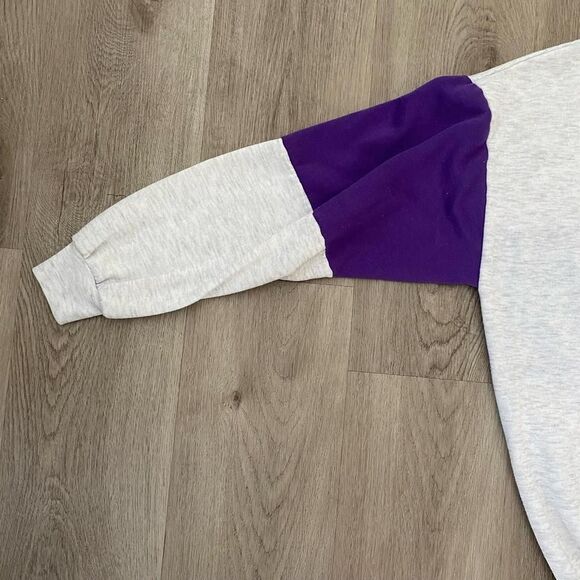 Vintage 90s Casper Beach sweatshirt in white and purple size large‎ - Picture 7 of 7